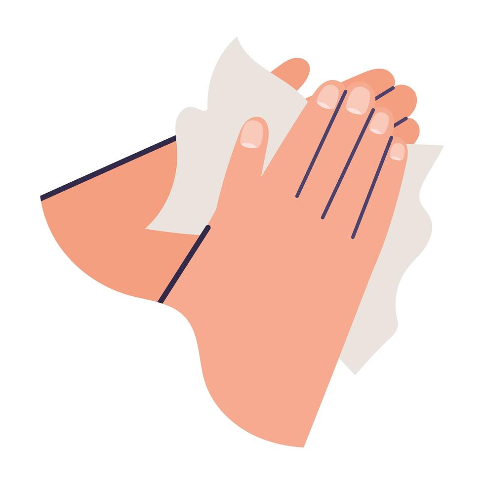 clean hands icon vector