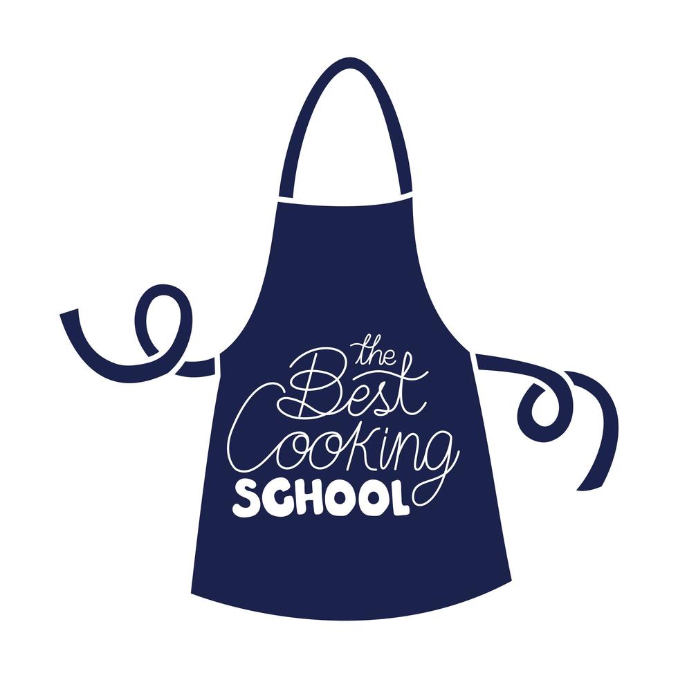 kitchen cooking apron vector