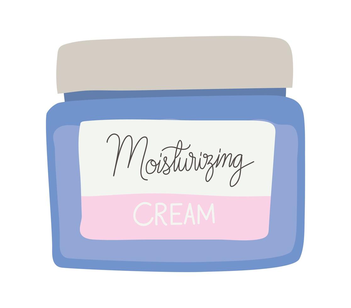 moisturizing cream on a white background vector