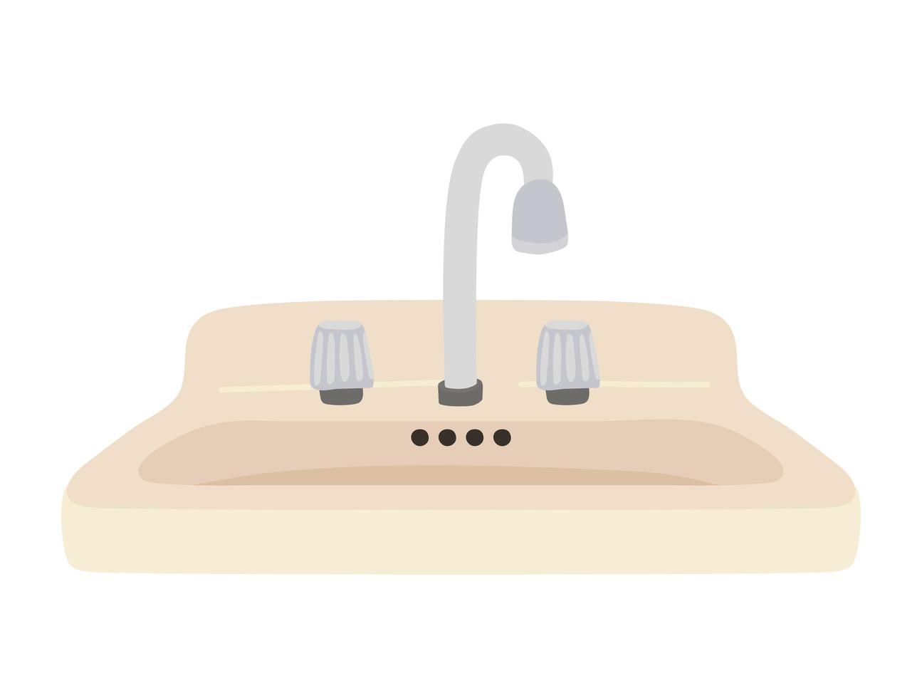 sink on a white background vector