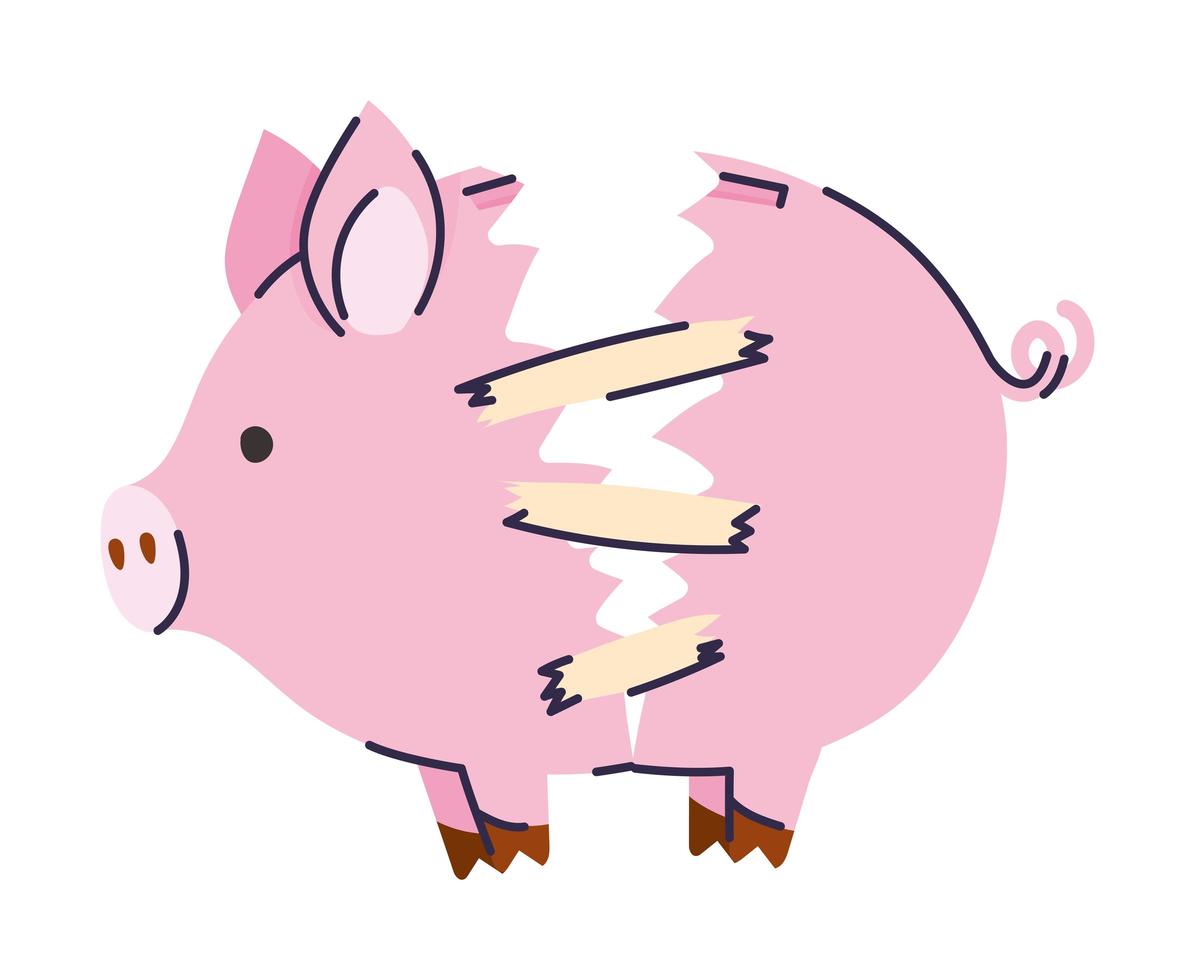 broken piggy bank on a white background 2740383 Vector Art at Vecteezy broken piggy bank on a white background 2740383 Vector Art at Vecteezy
