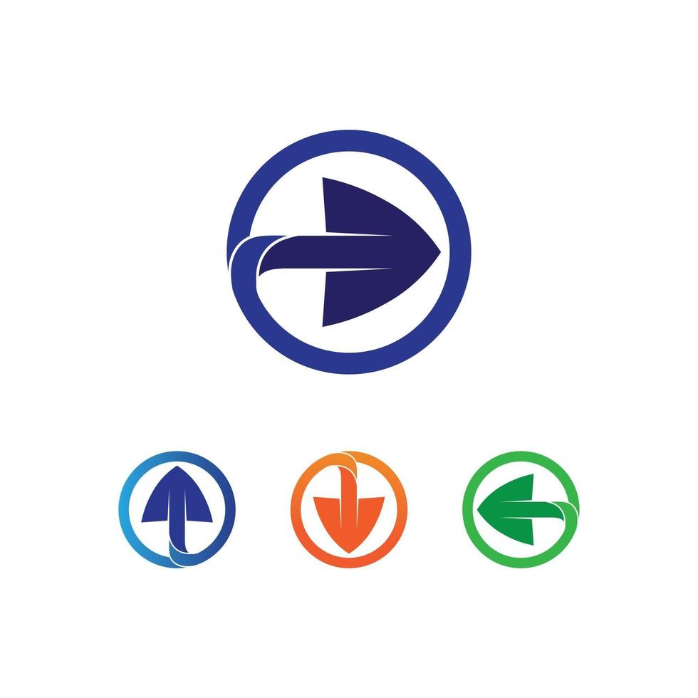Arrows vector illustration icon Logo Template design technology