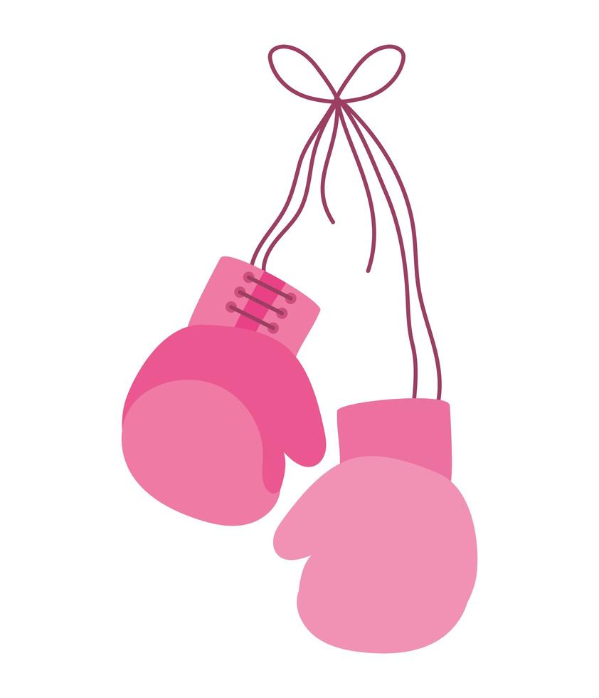box gloves on a white background vector