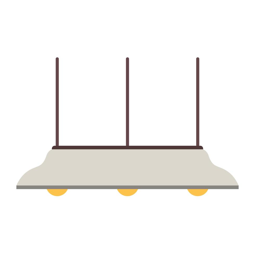 lamp on a white background vector