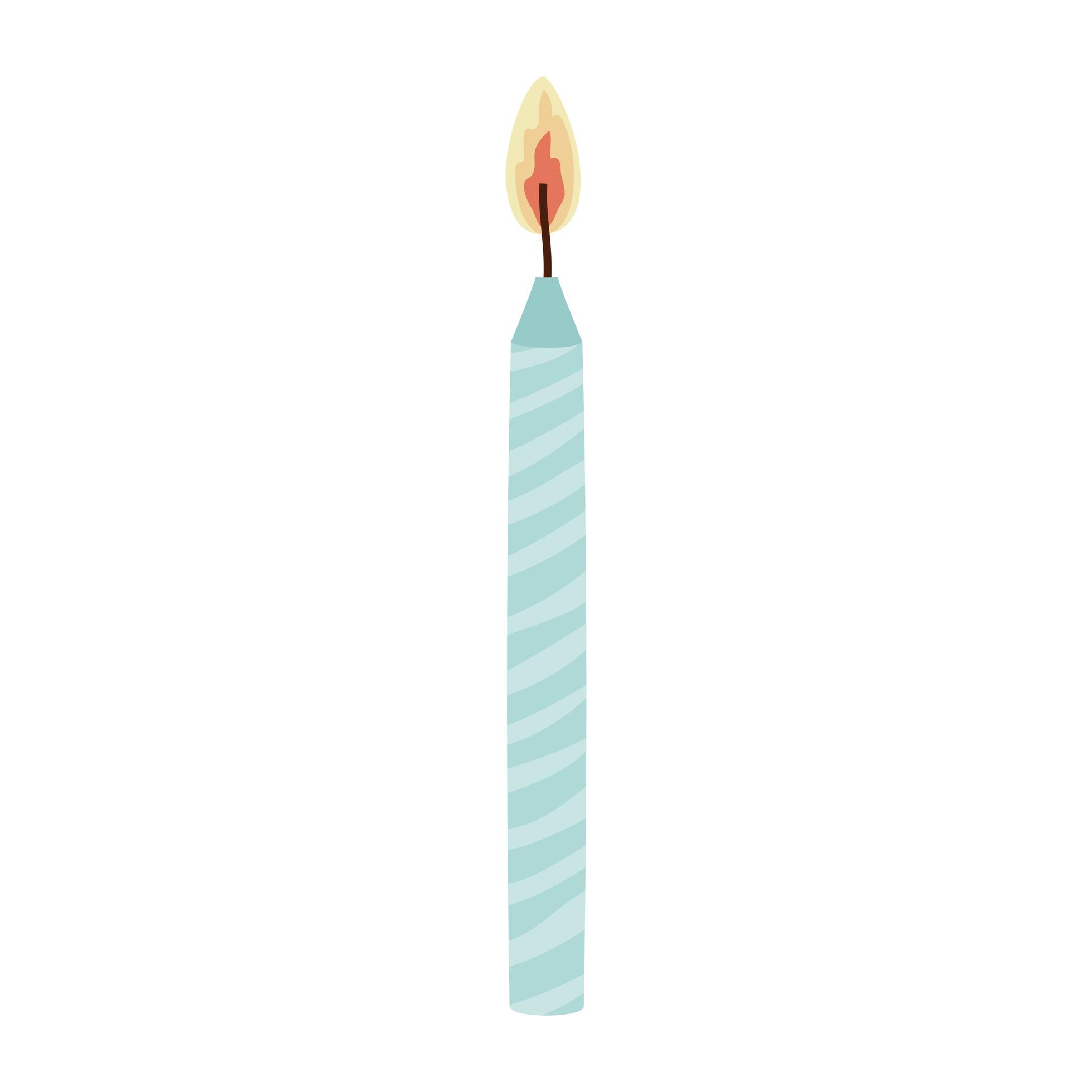 green candle on a white background 2740661 Vector Art at Vecteezy