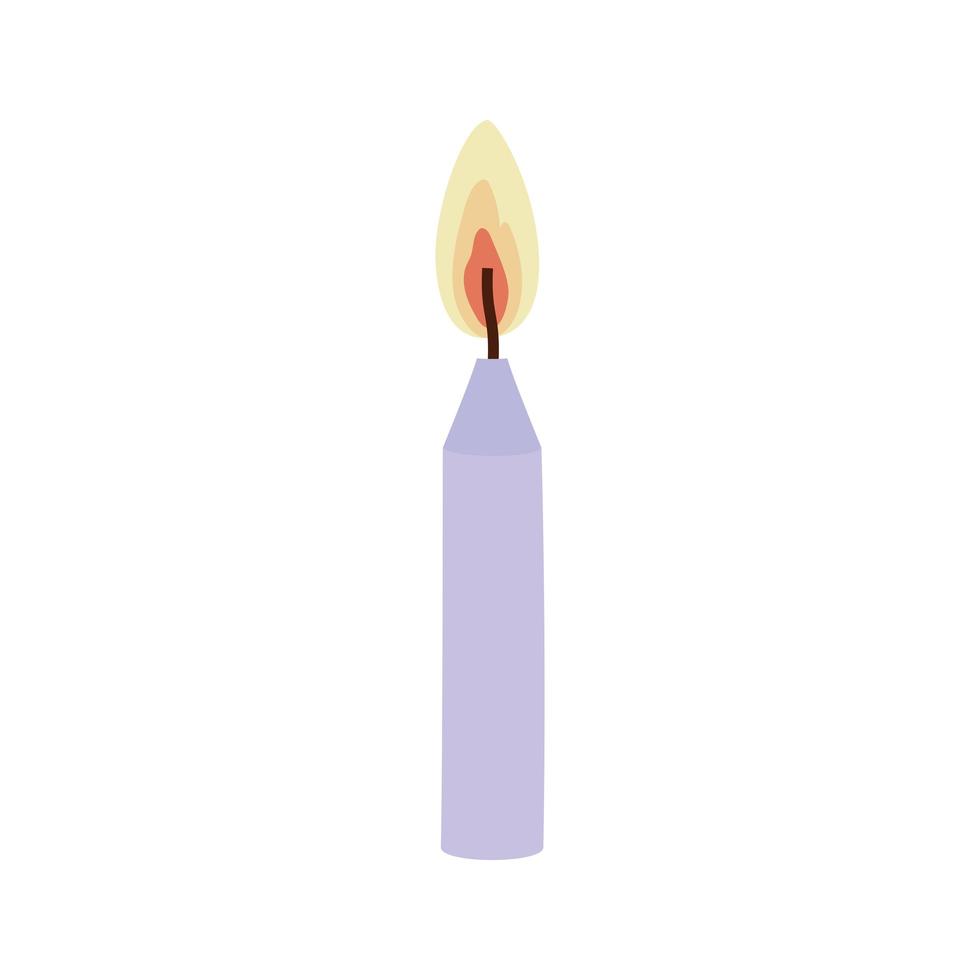 purple candle on a white background 2740678 Vector Art at Vecteezy