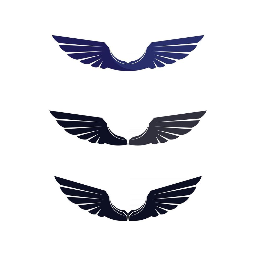 Falcon Wings Logo Template vector icon logo design app