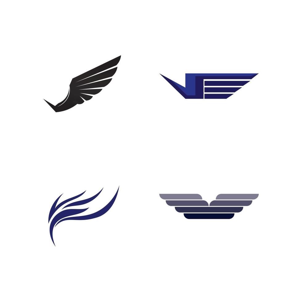 Falcon Wings Logo Template vector icon logo design app