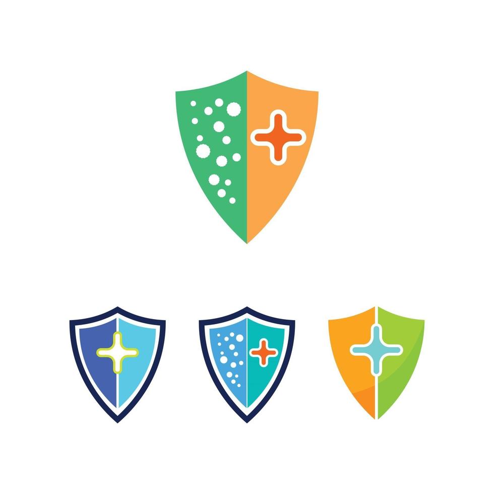 Aplicación de iconos de plantilla de logotipo y símbolos de hospital vector