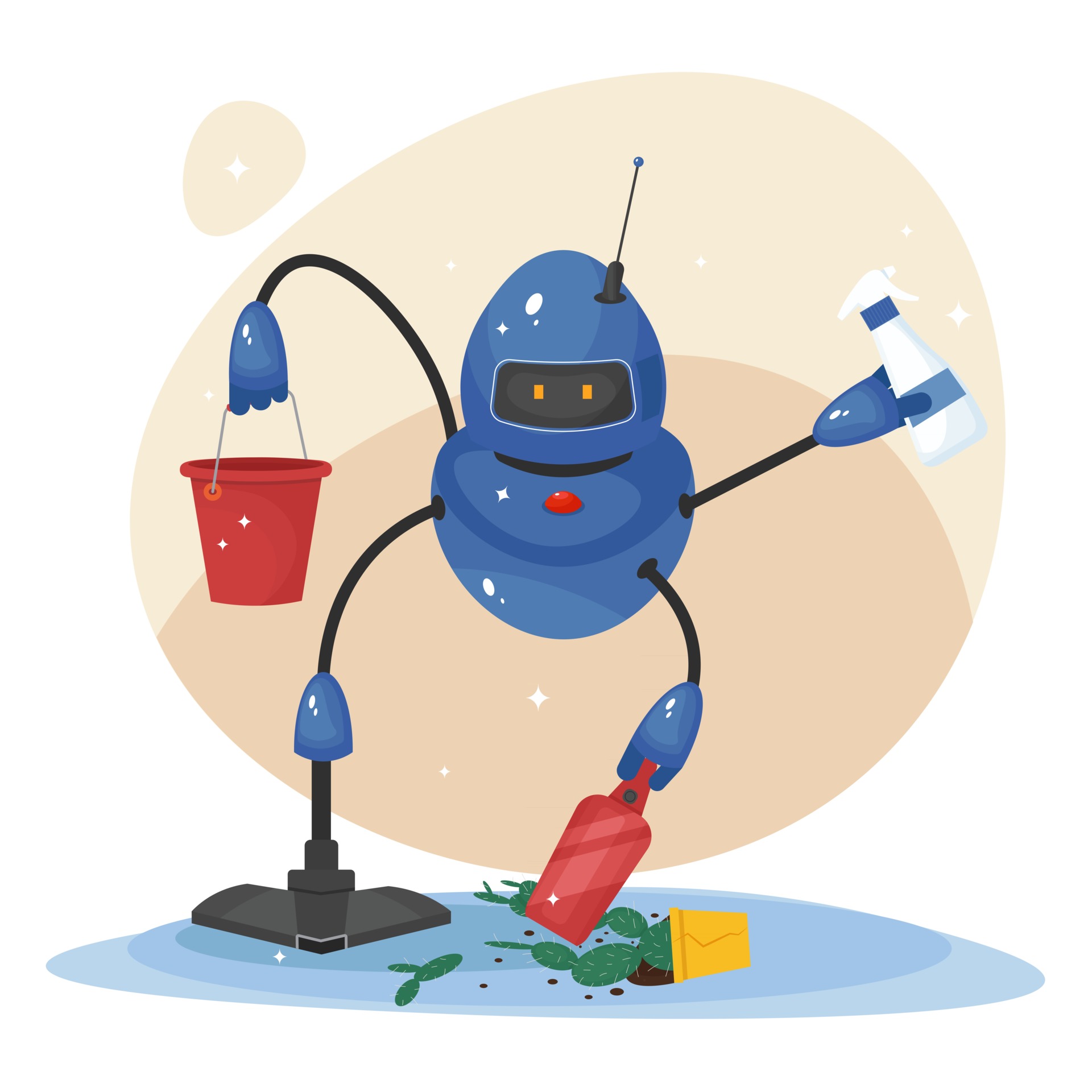 robot limpiador. aspiradora para limpieza de suelos, limpieza de