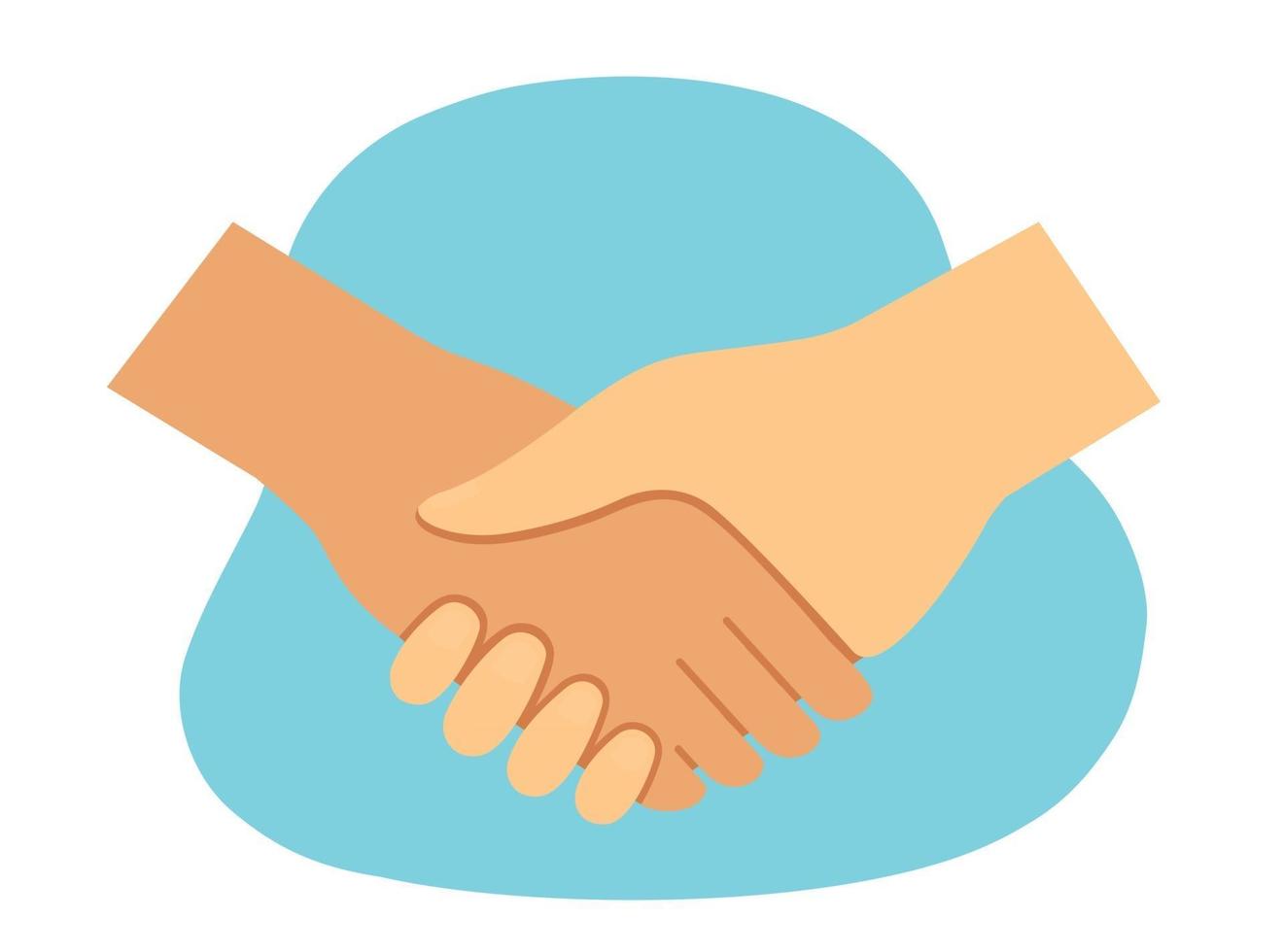 icon handshake,business handshake, partnership and agreement symbol vector