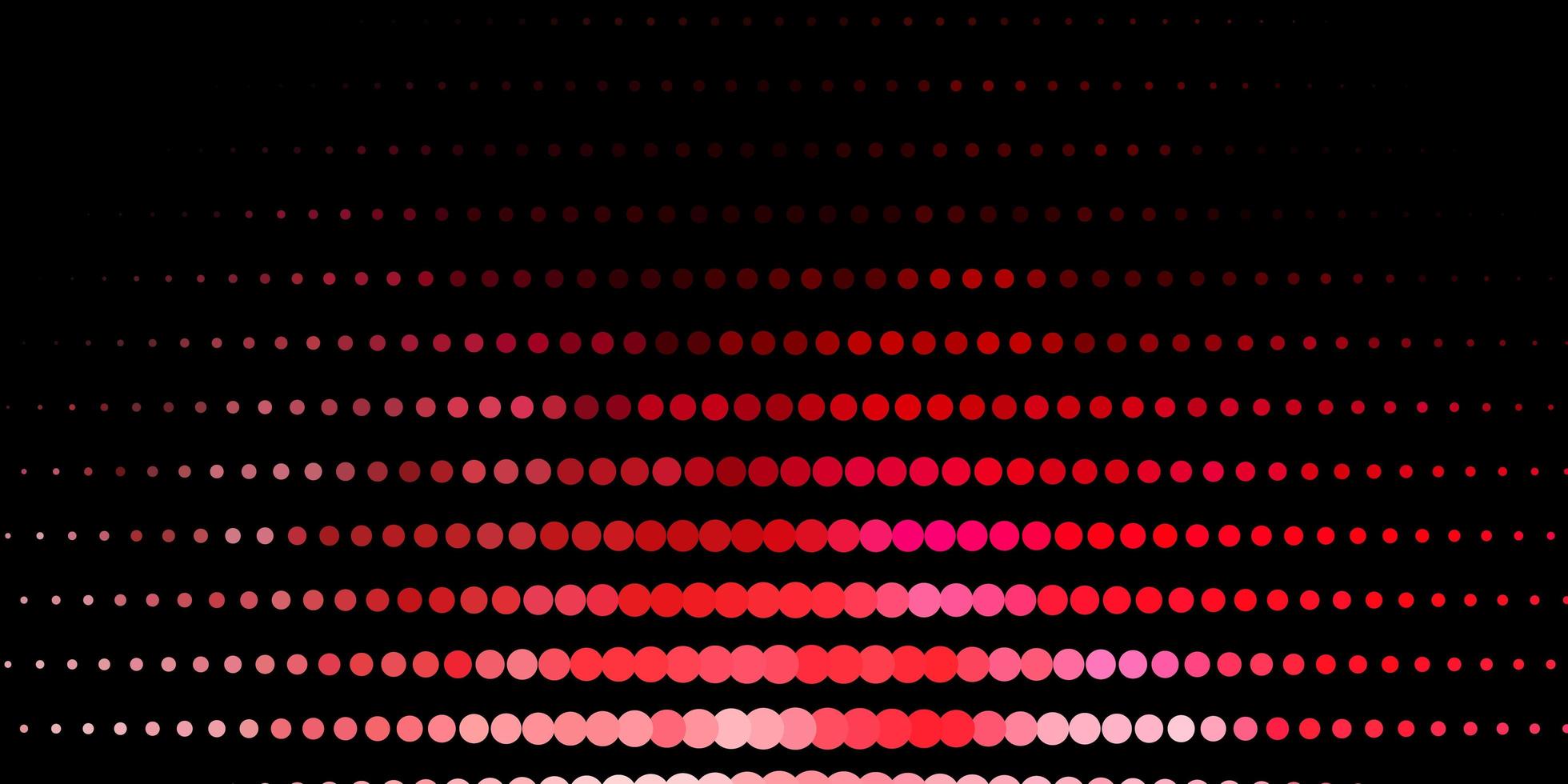 plantilla de vector rosa claro, rojo con círculos. Discos de colores abstractos sobre fondo degradado simple. patrón para sitios web, páginas de destino.