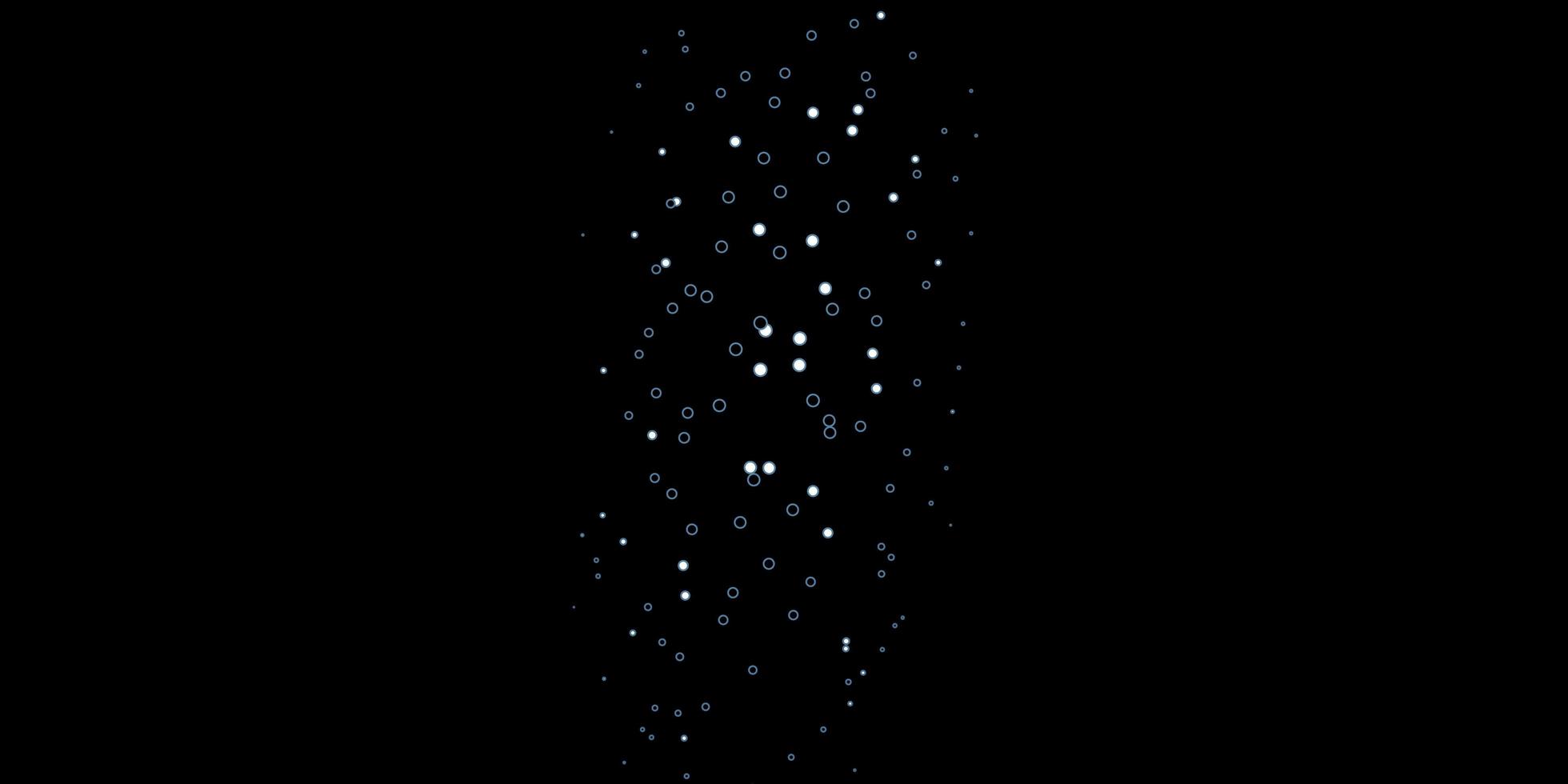 Dark BLUE vector layout with circle shapes. Glitter abstract illustration with colorful drops. Design for your commercials.