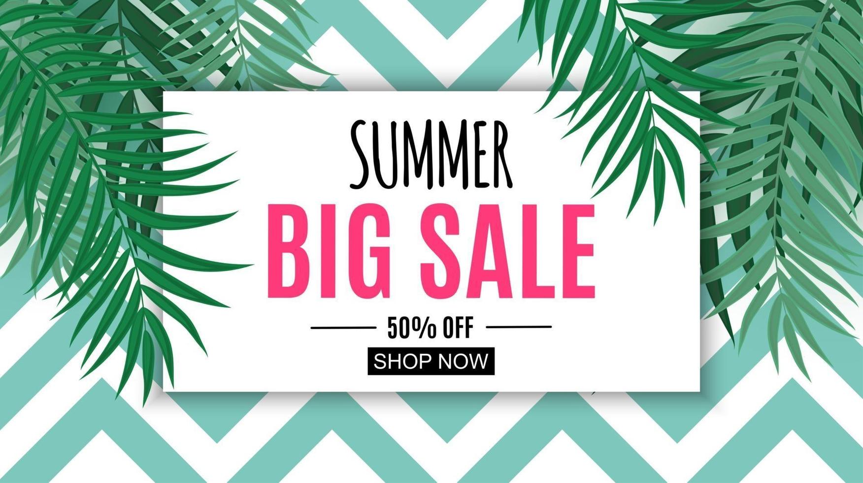 Abstract Summer Sale Background. Vector Illustration