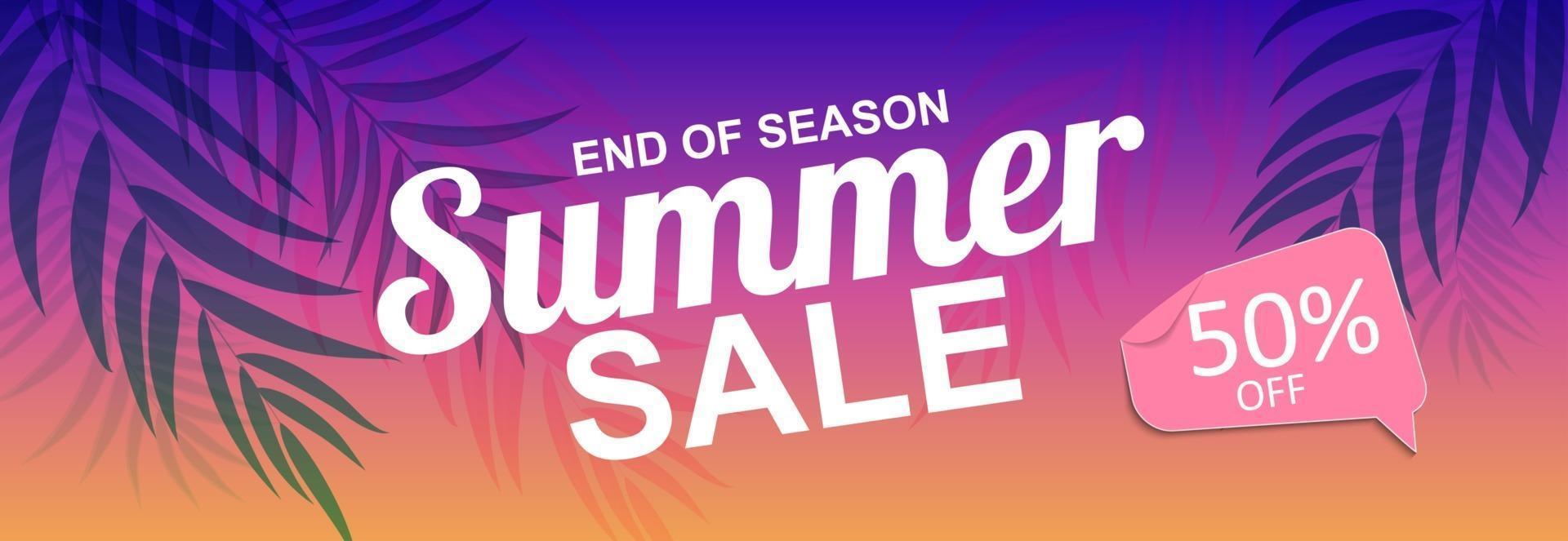 Abstract Summer Sale Background. Vector Illustration