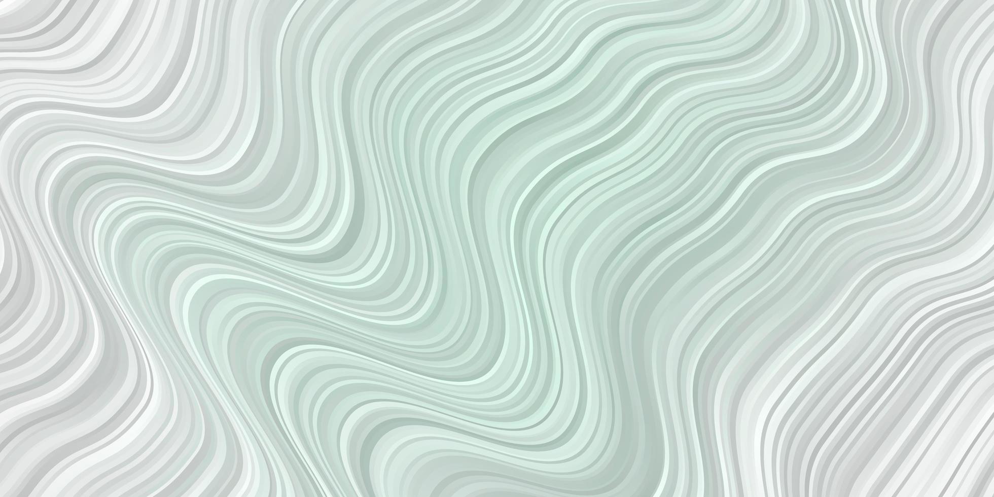 Light Green vector background with bows. Colorful abstract illustration with gradient curves. Smart design for your promotions.