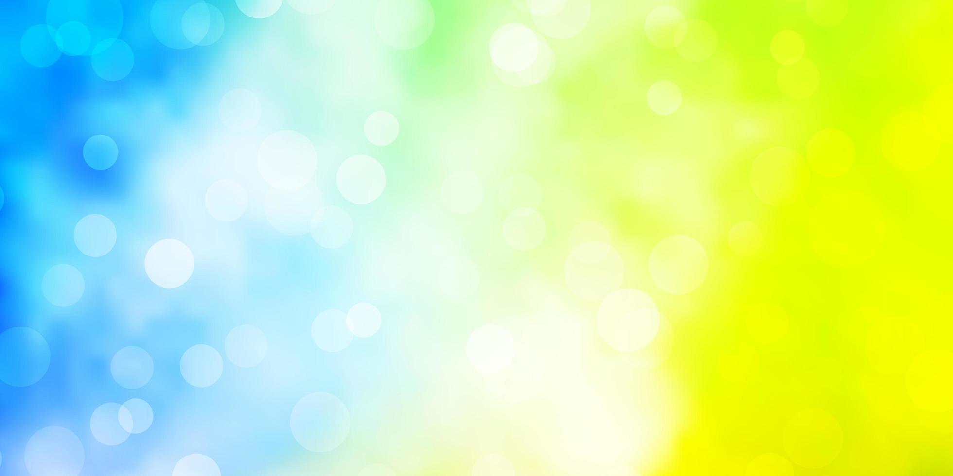 Light Multicolor vector texture with disks. Illustration with set of shining colorful abstract spheres. Pattern for websites.