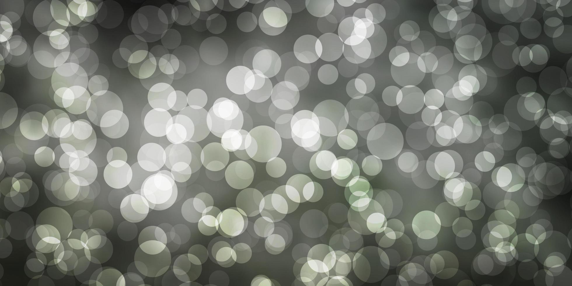 Light Gray vector layout with circles. Colorful illustration with gradient dots in nature style. Design for posters, banners.