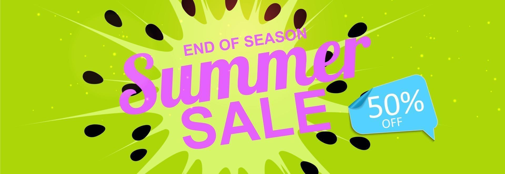 Abstract Summer Sale Background. Vector Illustration