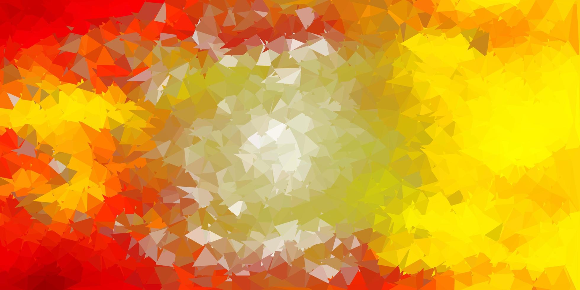 Light yellow vector polygonal pattern.