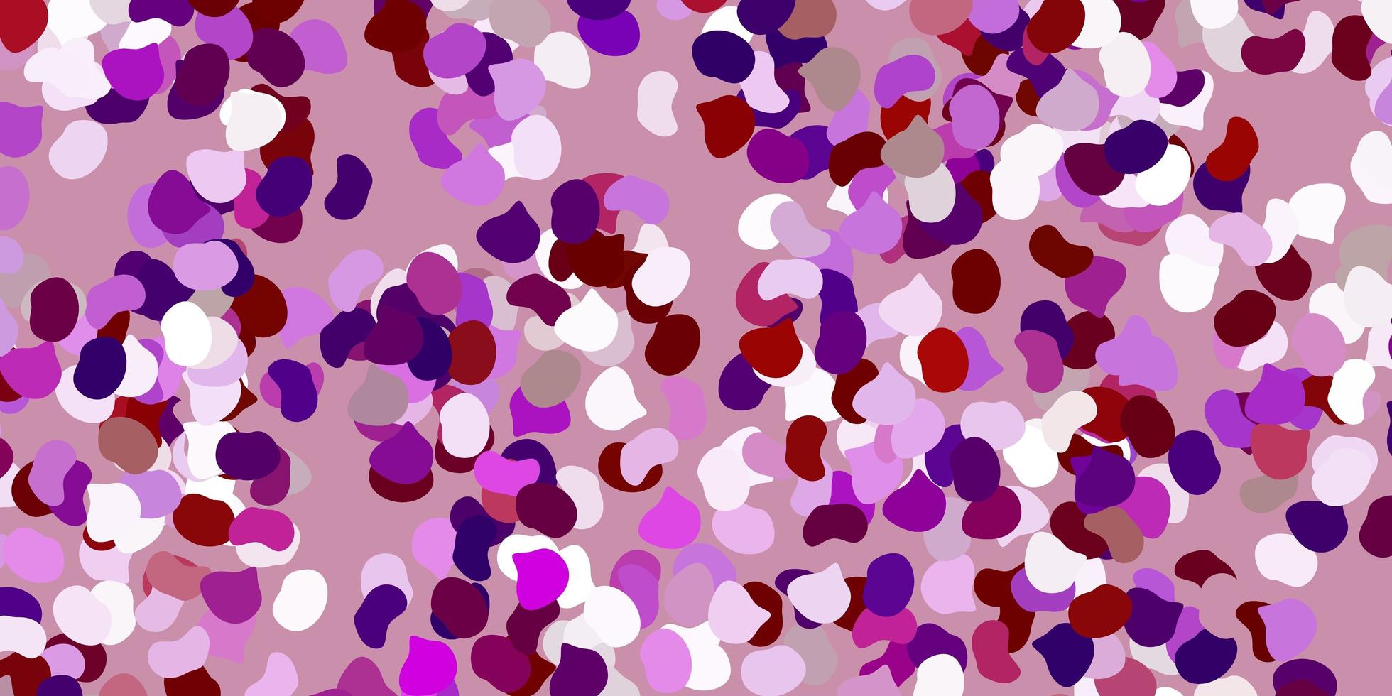 Light blue, red vector background with random forms.