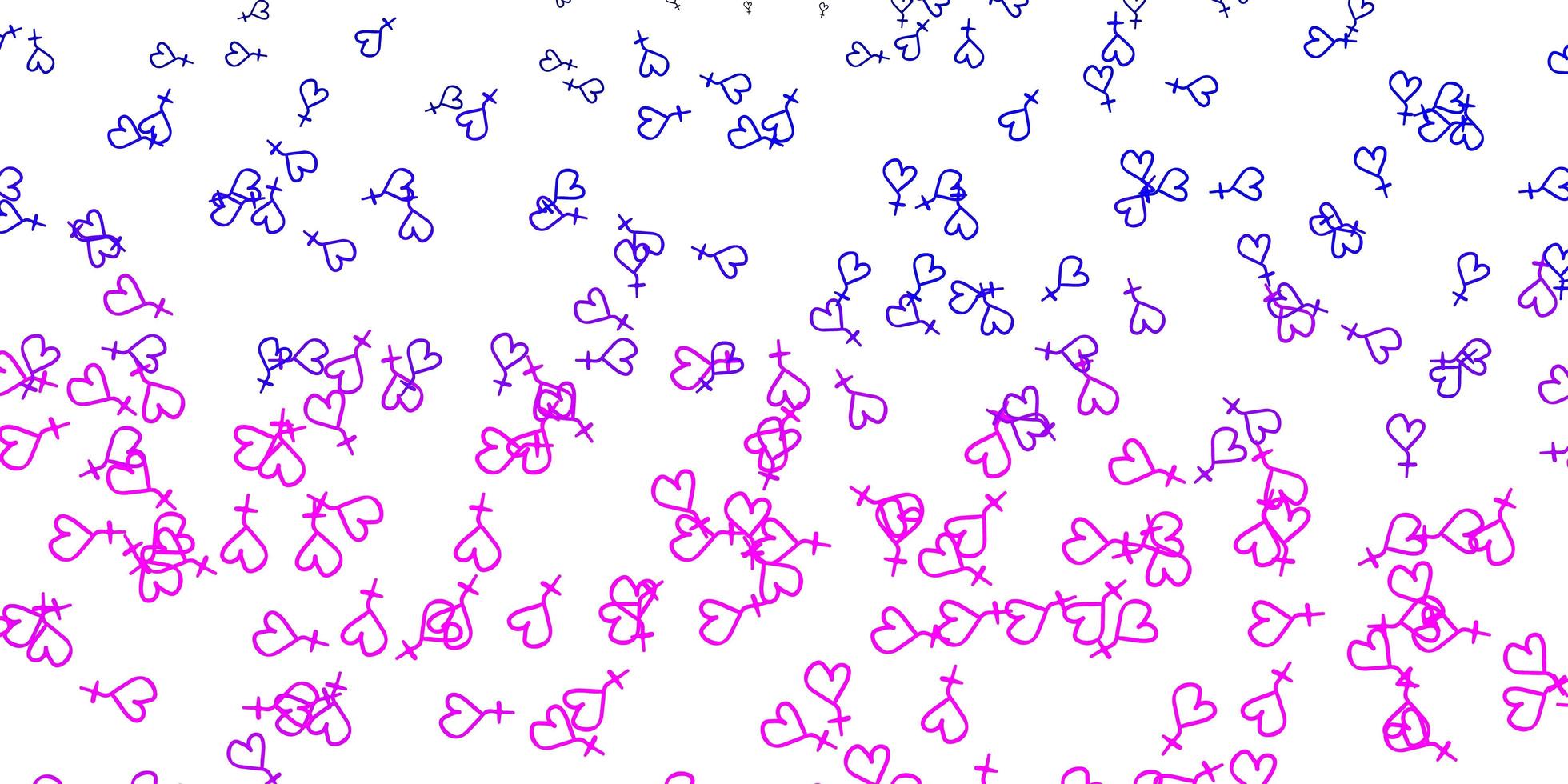 Light Purple, Pink vector background with woman symbols.