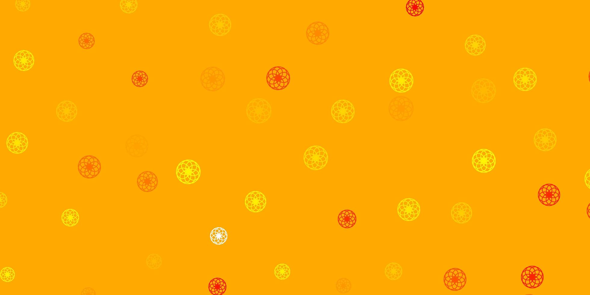 Light Yellow vector backdrop with dots.