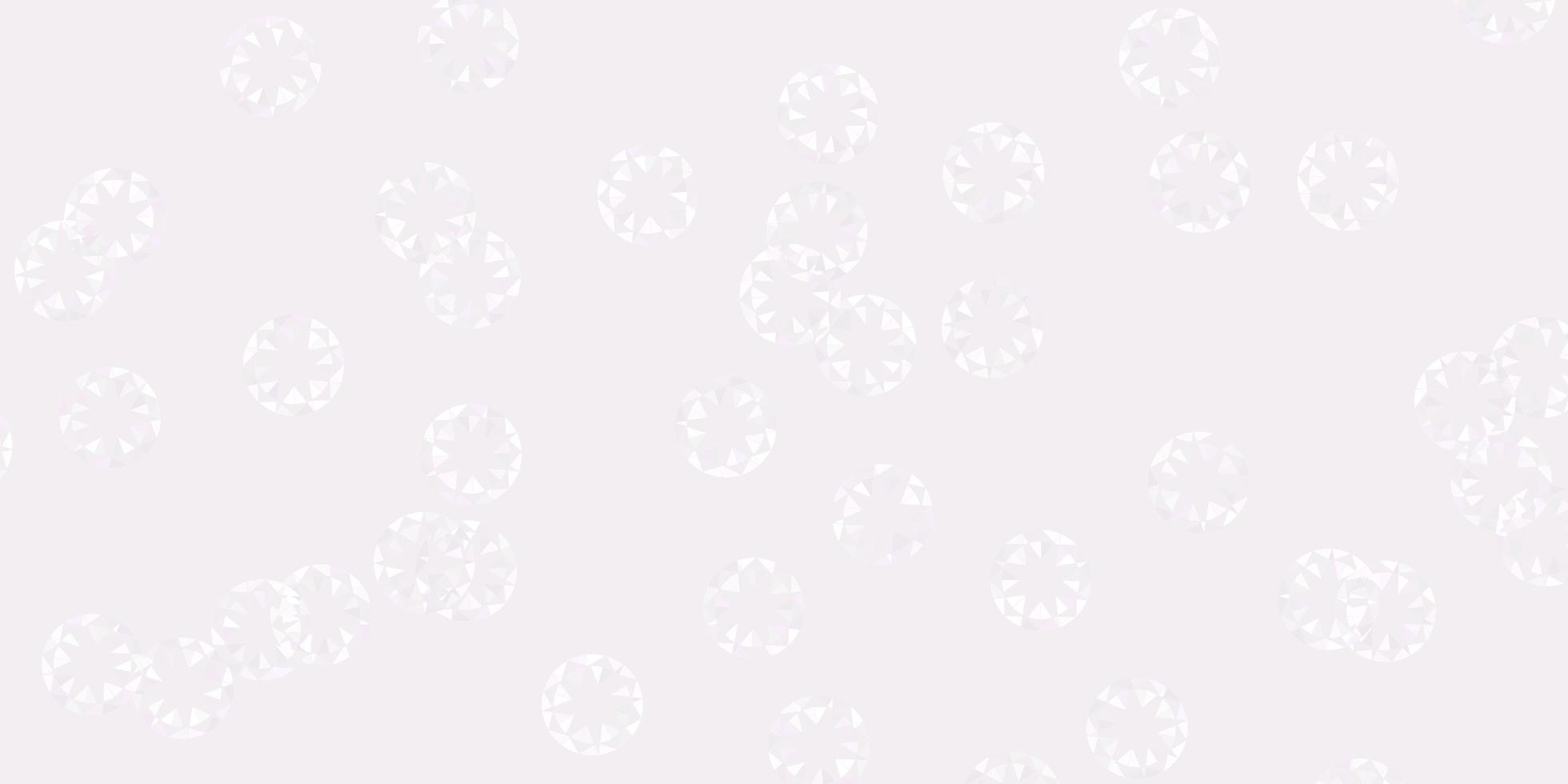 Light purple vector background with spots.