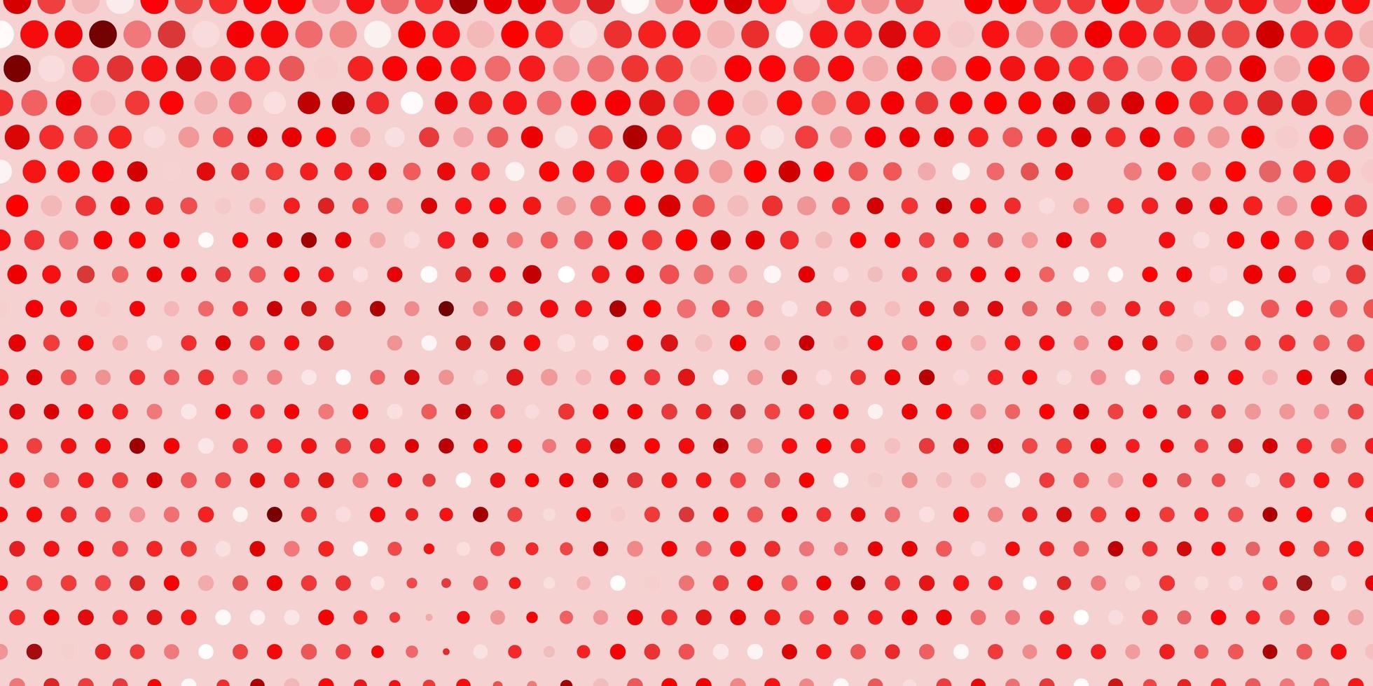 Light red vector backdrop with dots.