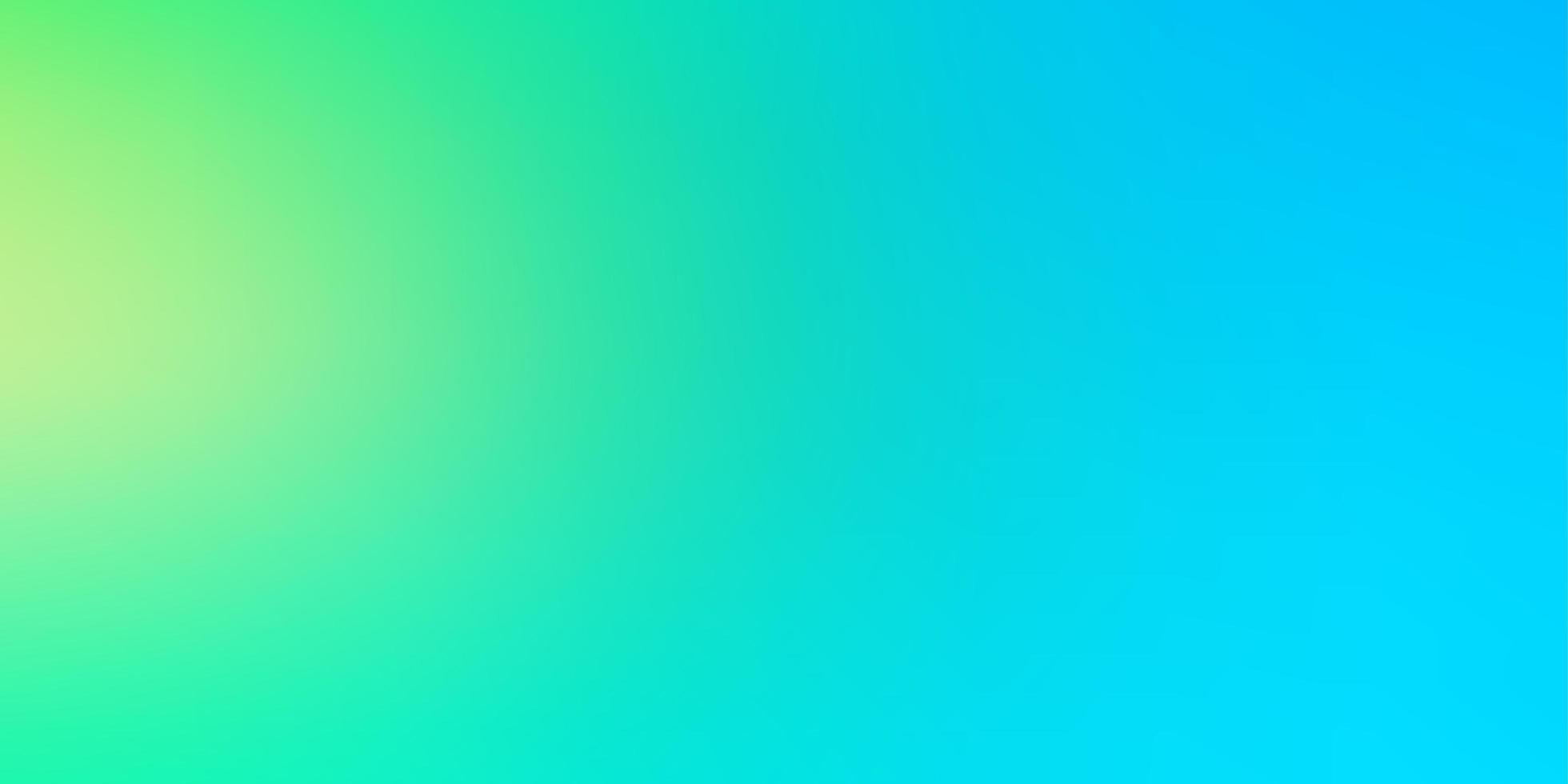 Light Blue, Green vector modern blurred backdrop. Brand new colorful illustration in blur style. Smart design for your apps.