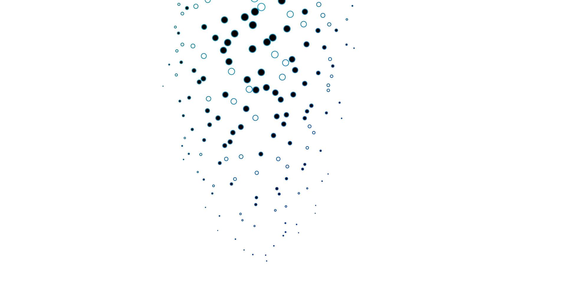 Dark Blue, Green vector template with circles. Modern abstract illustration with colorful circle shapes. New template for a brand book.