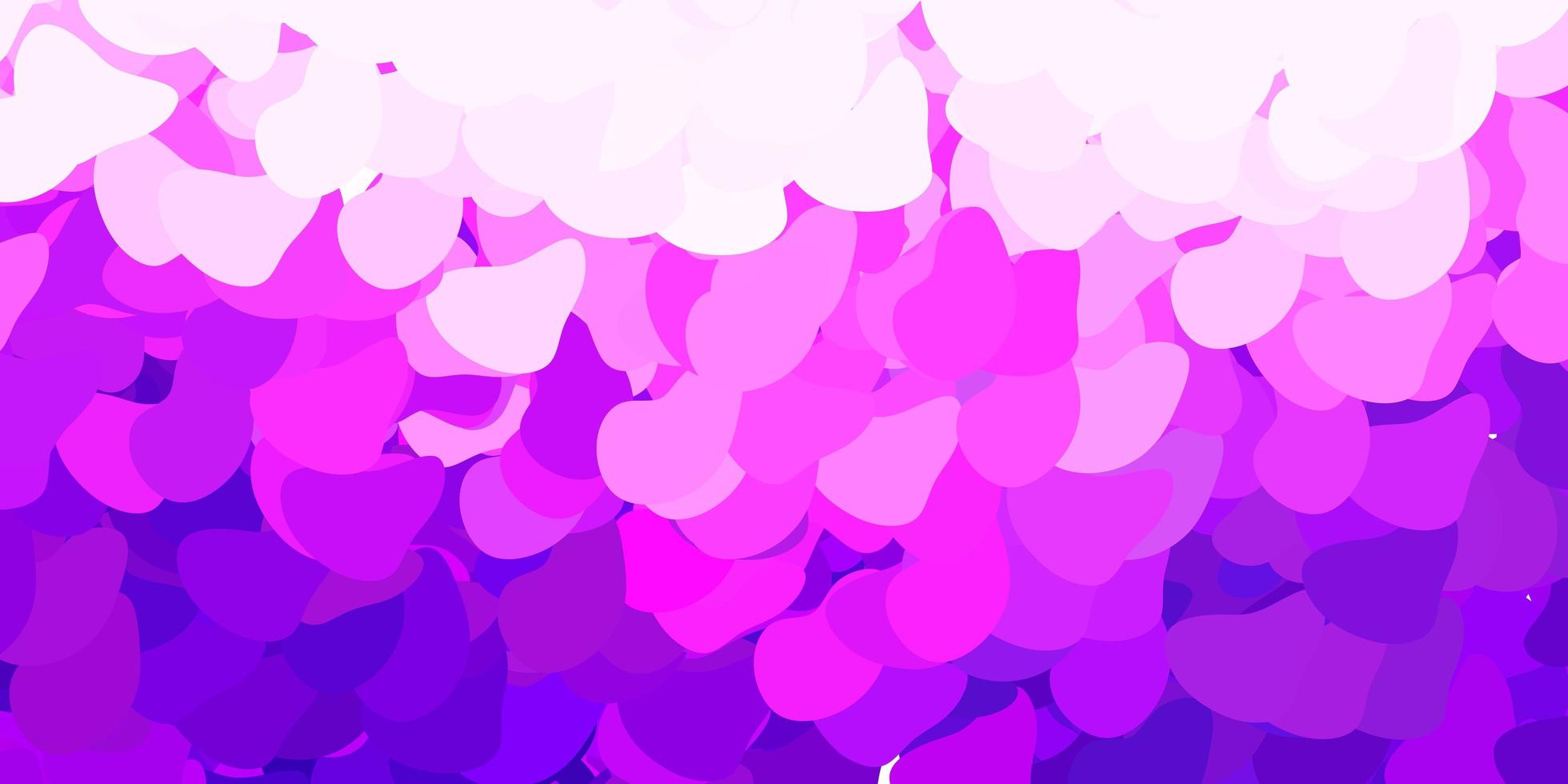 Dark purple vector background with random forms.