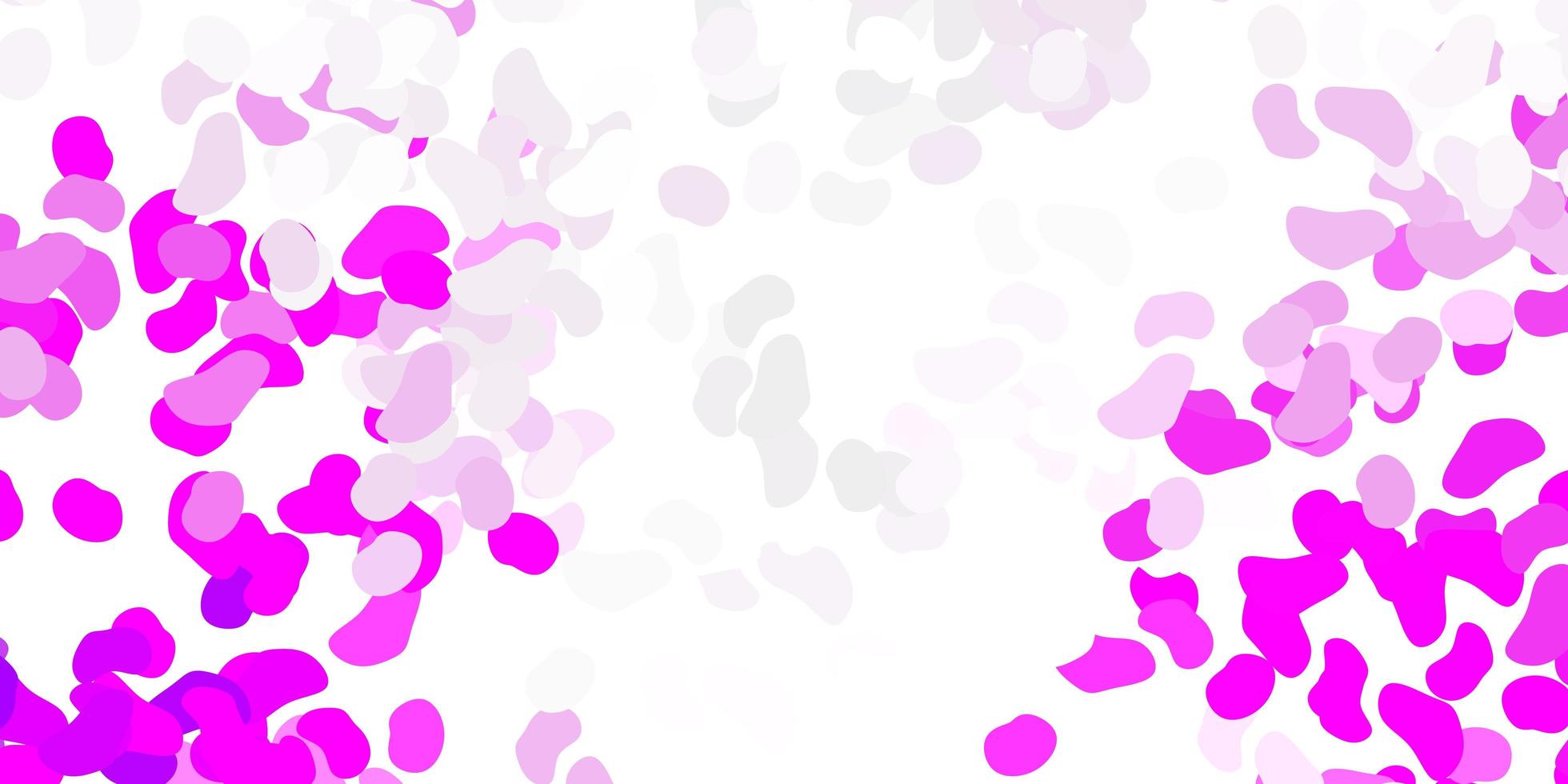 Light pink vector pattern with abstract shapes.