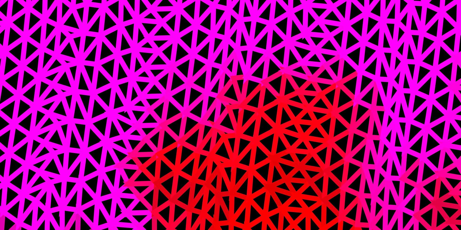 Dark pink vector gradient polygon design.