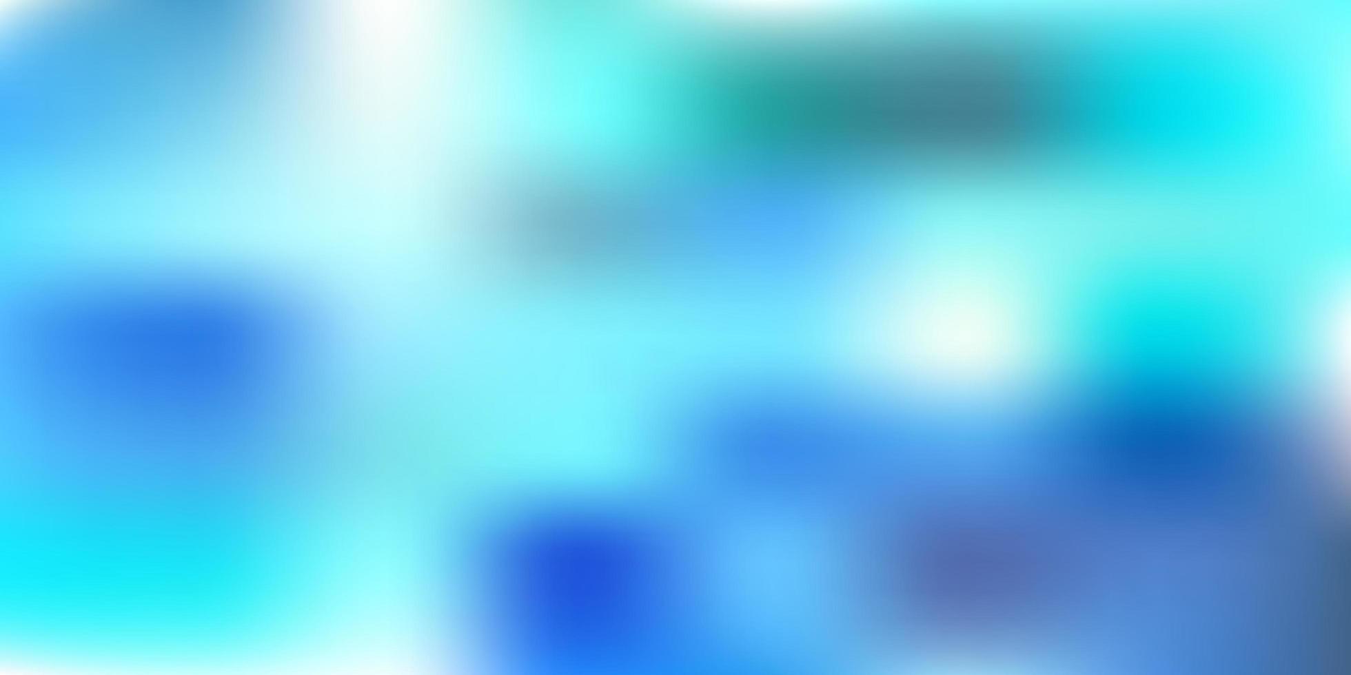 Dark blue, green vector gradient blur template.