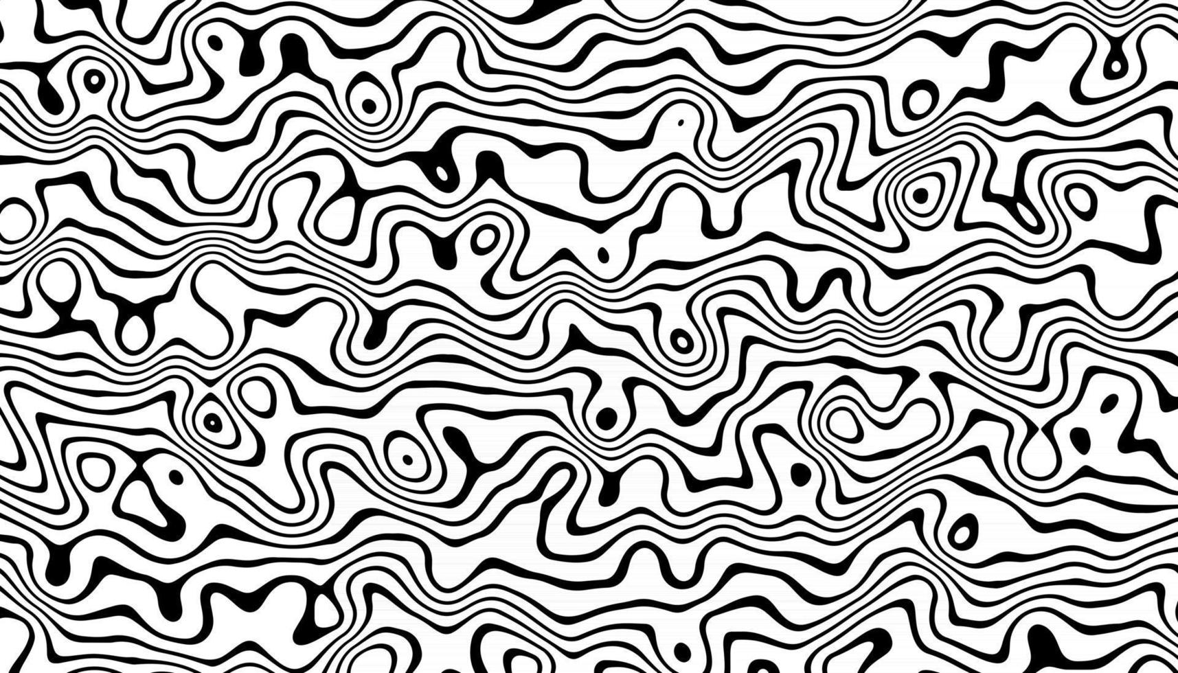 rayas de tinta distorsionadas fondo blanco y negro vector