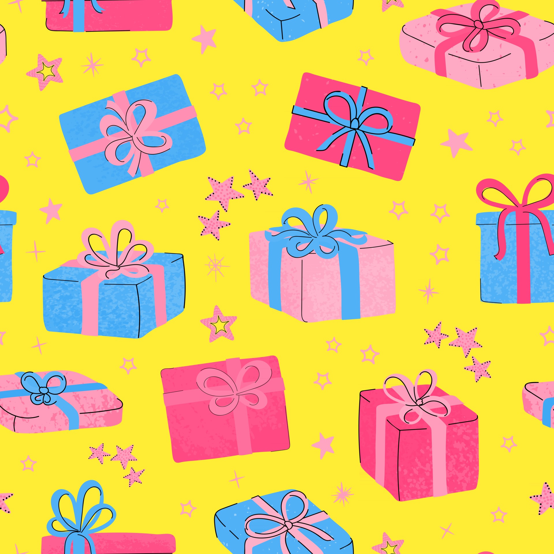 Gift Wrapping Paper Modern Design 