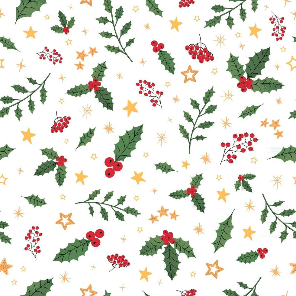 Premium Vector  Cute holiday seamless pattern with gold stars on a white  background. christmas star. ornament for gift wrapping paper, fabric,  clothing, textiles, surface textures.