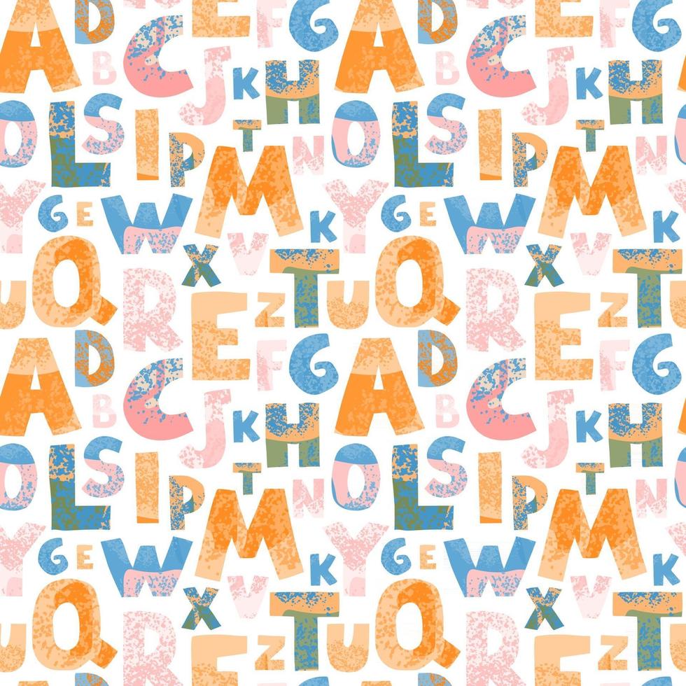 Flat design vecor cute template alphabet stickers set 24631877 Vector Art  at Vecteezy
