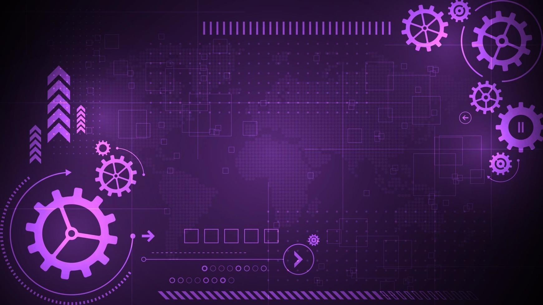 Vector background in the concept of technology. 2743493 Vector Art at ...