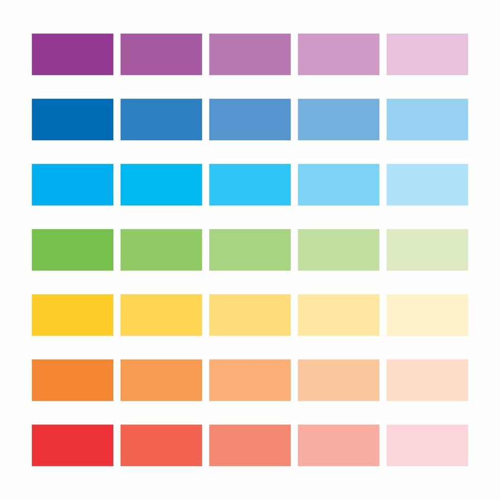 Trendy Beautiful Gradient Color Palettes vector