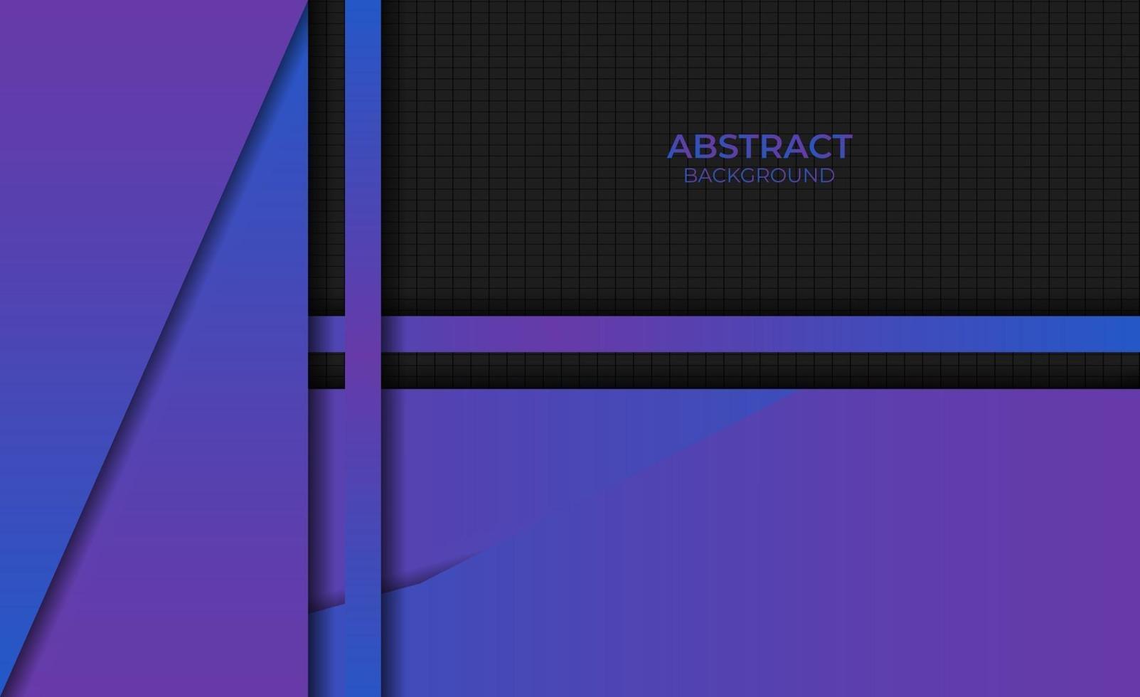 Abstract Gradient Purple Blue Background Style Design vector