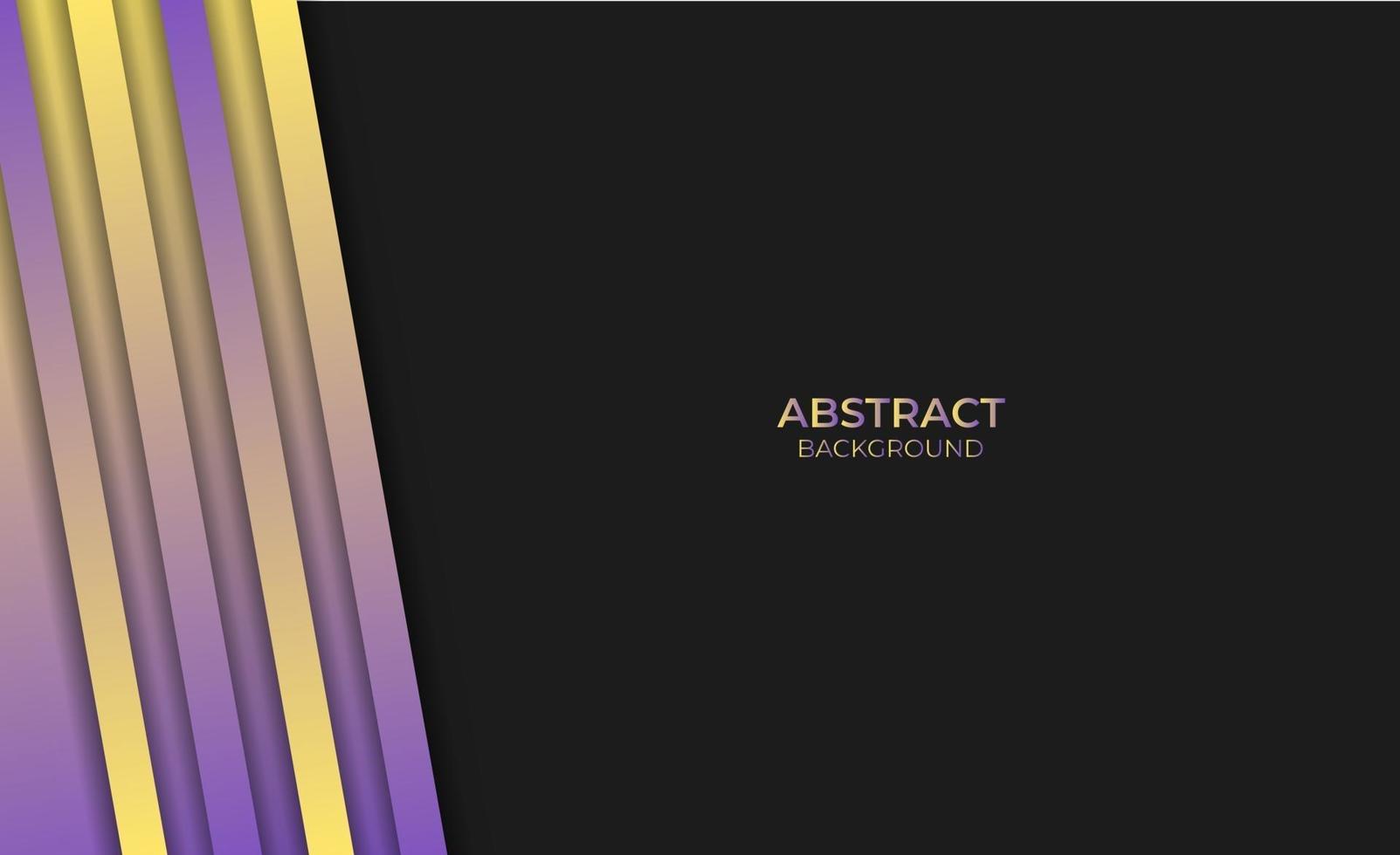 Abstract Design Modern Style Gradient Purple Yellow Background vector