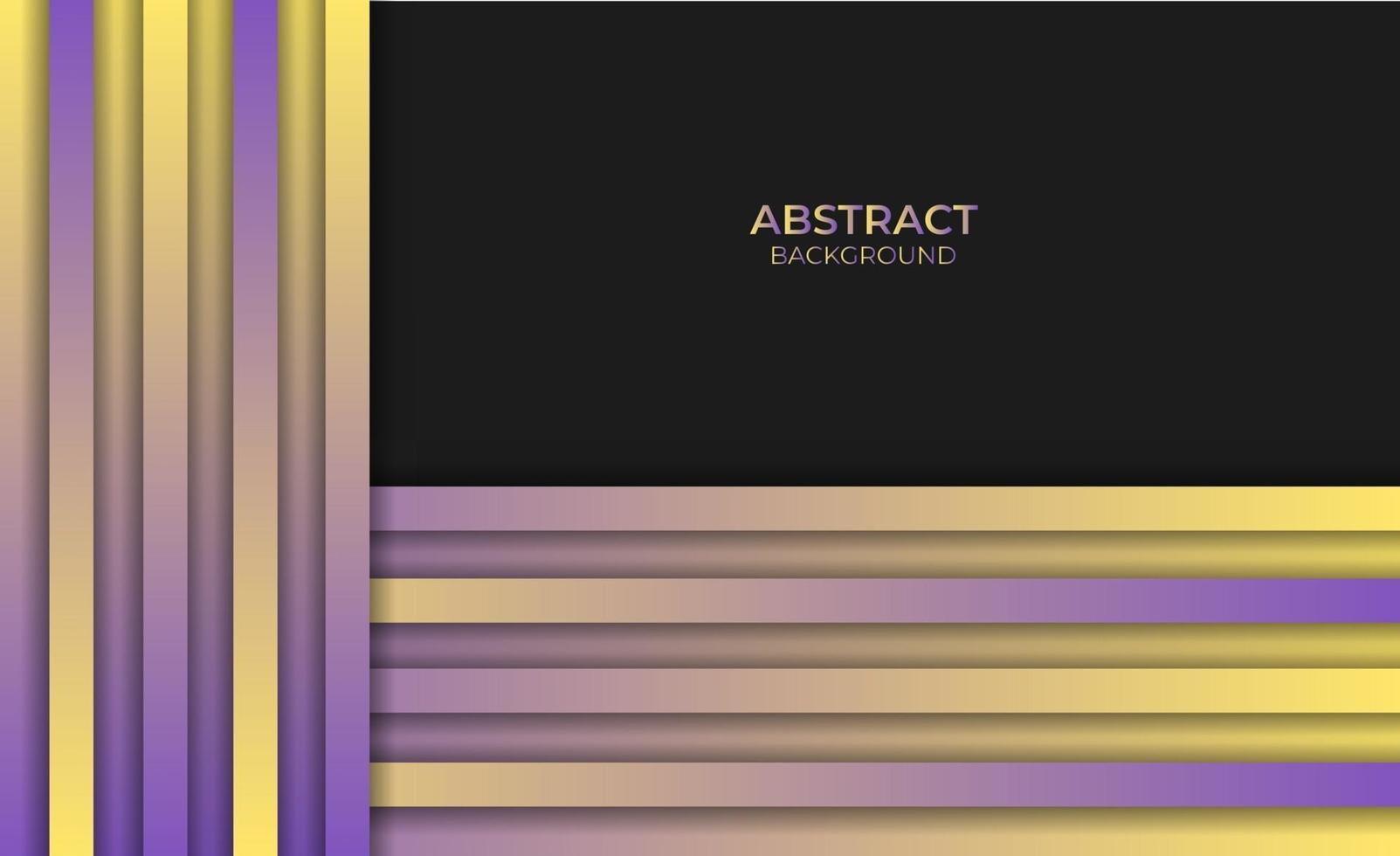 Abstract Style Modern Design Gradient Purple Yellow Background vector