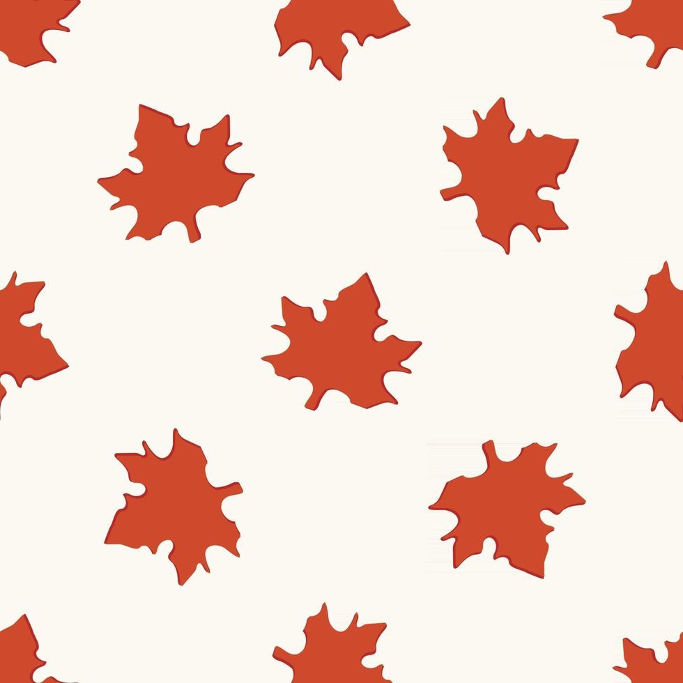 Seamless pattern with leaves. vector