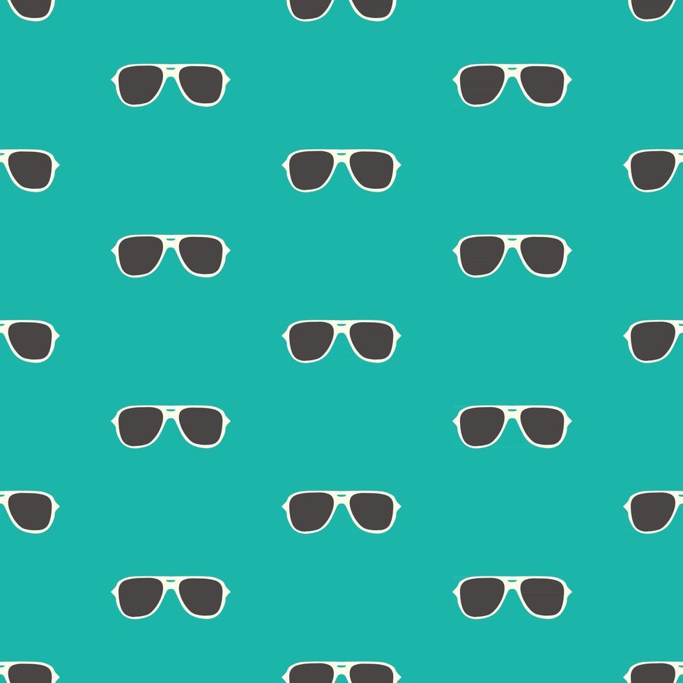 Seamless pattern with hand drawn glasses vector