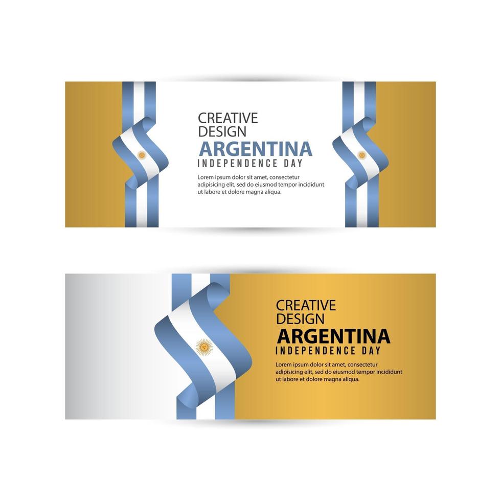 Argentina Independent Day Poster Creative Design Illustration Vector Template