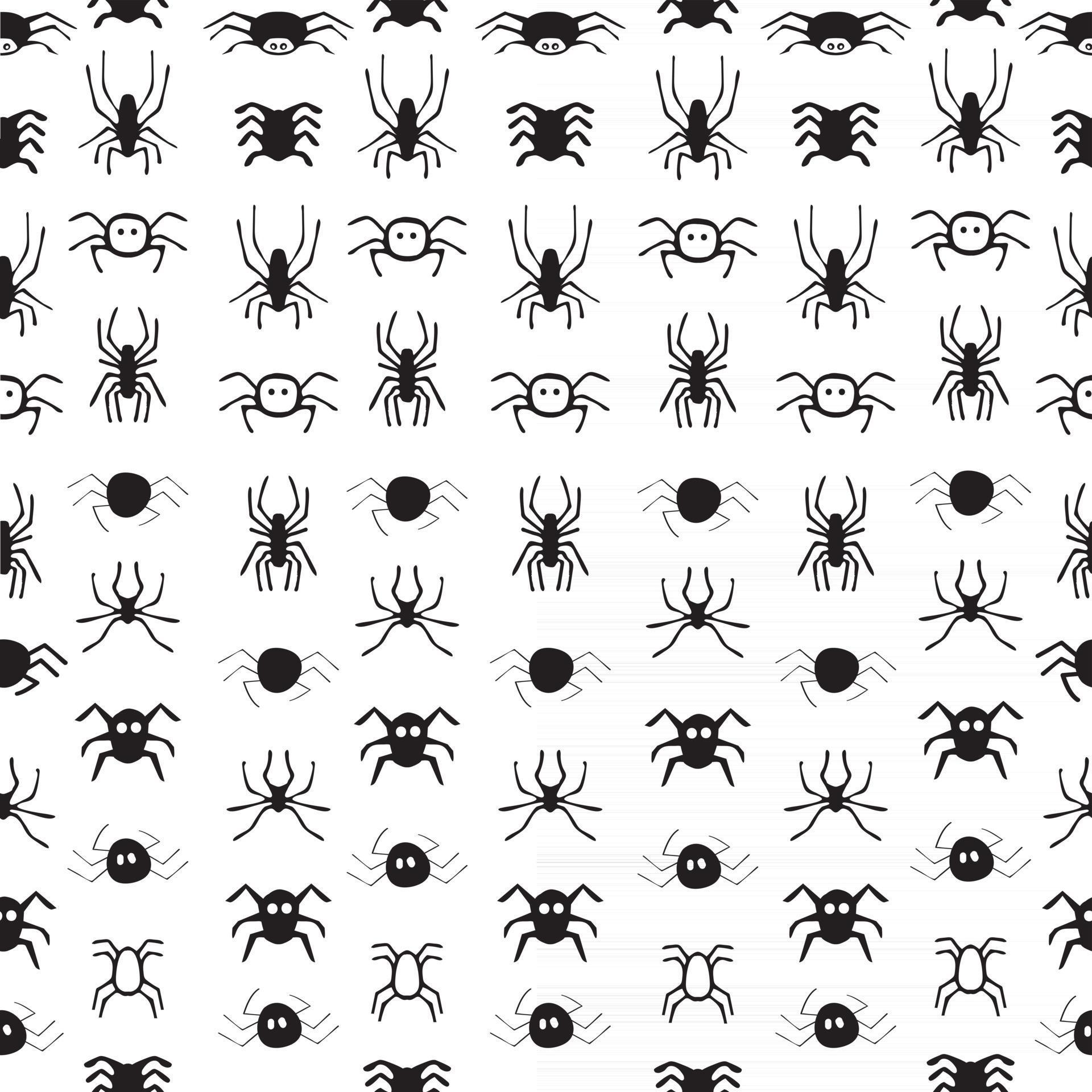 Seamless pattern with spiders. 2744725 Vector Art at Vecteezy