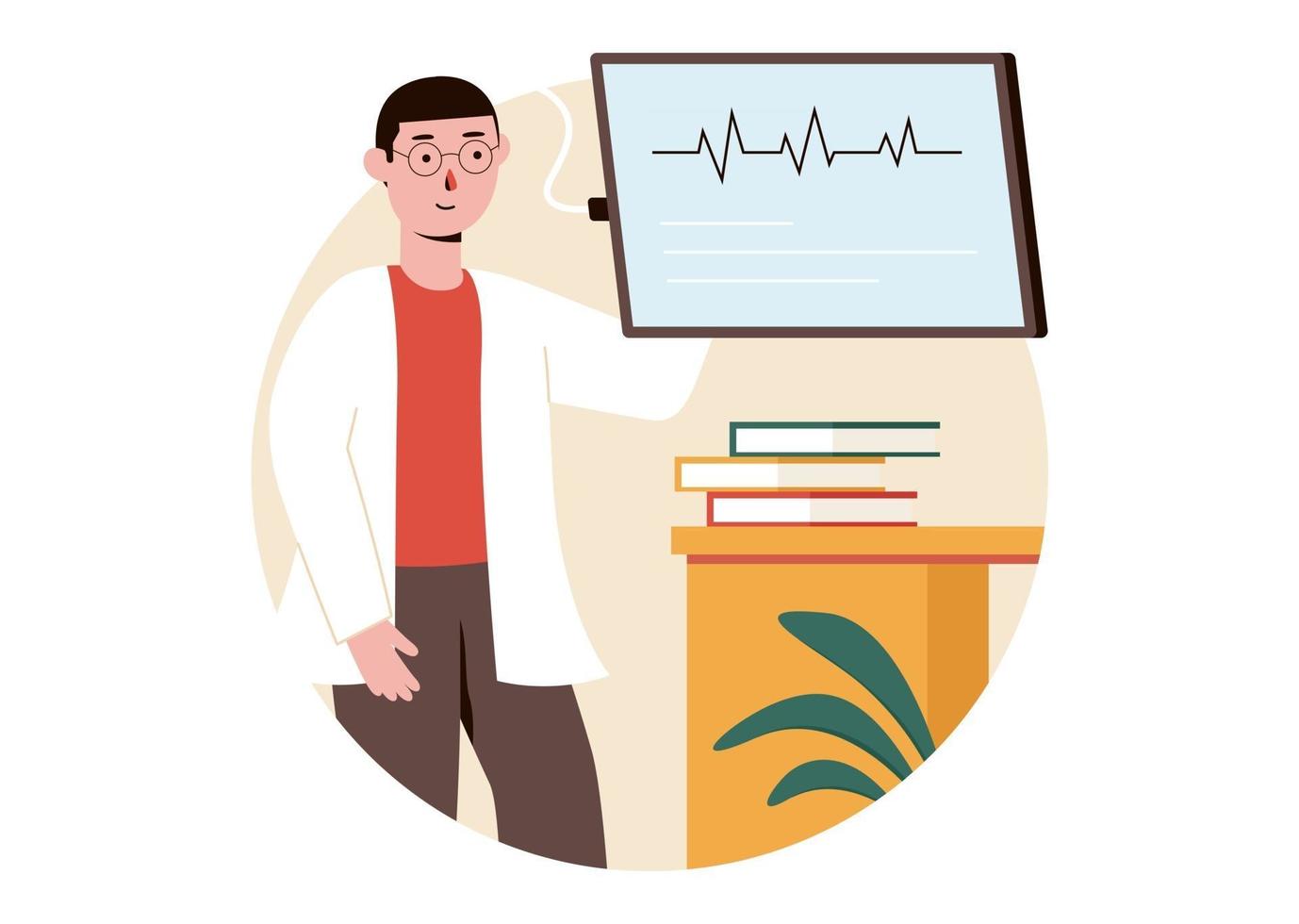 Medical Records Vector Illustration
