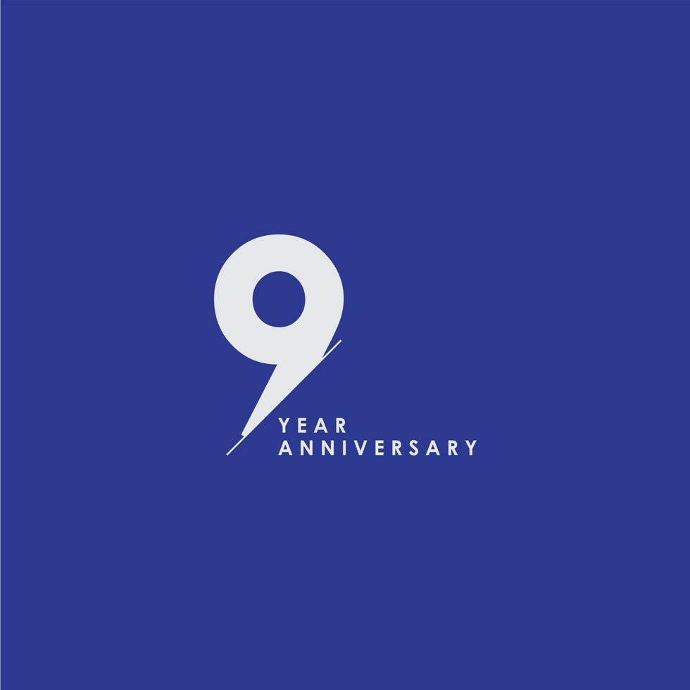 99 Years Anniversary Celebration Vector Template Design Illustration